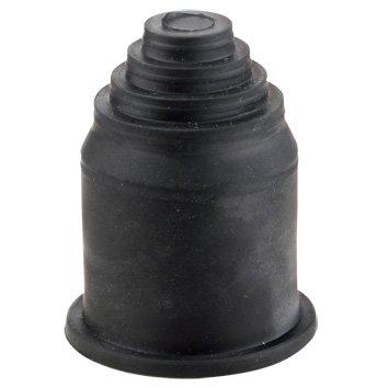 RQE, AD 21,2, Endtülle mit Kabelauslass für Wellschlauch, schwarz AD 21,2