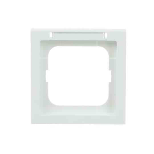1721-184 NSK, Abdeckrahmen mit Sichtfenster mit Beschriftungsfeld 1-fach studioweiß - future®
