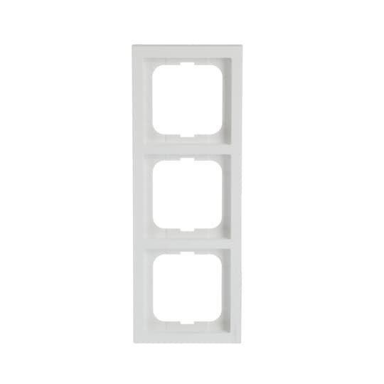 1723-884K, Abdeckrahmen 3-fach studioweiß matt - future® linear - matt