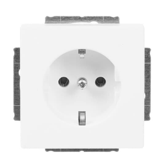 20 EUC-884, SCHUKO® Steckdosen-Einsatz studioweiß matt - Plattform 63