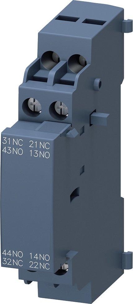3RV2901-1J, Hilfsschalter seitl. anbaubar 2S+2Ö für Leistungsschalter, S00/S0