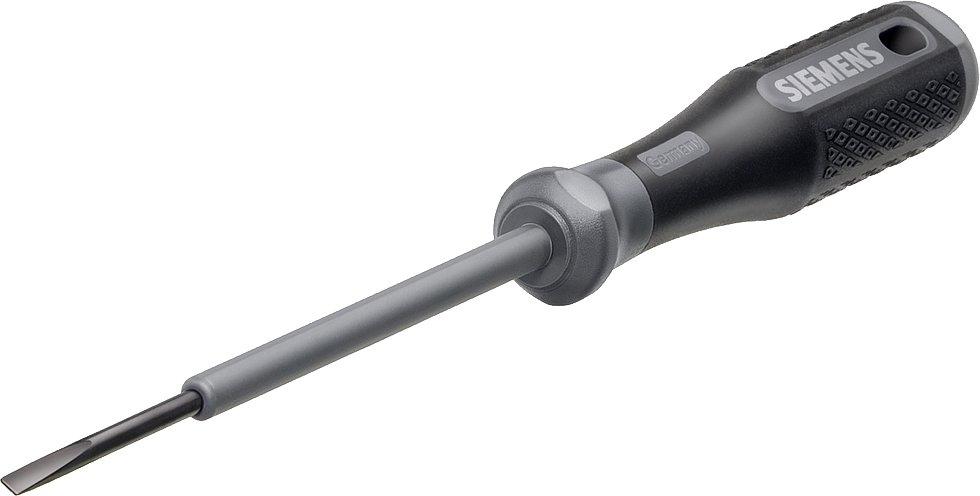 3RA2908-1A, Schraubendreher teilisoliert, titangrau 3,0X0,5x100 zum Betätigen der