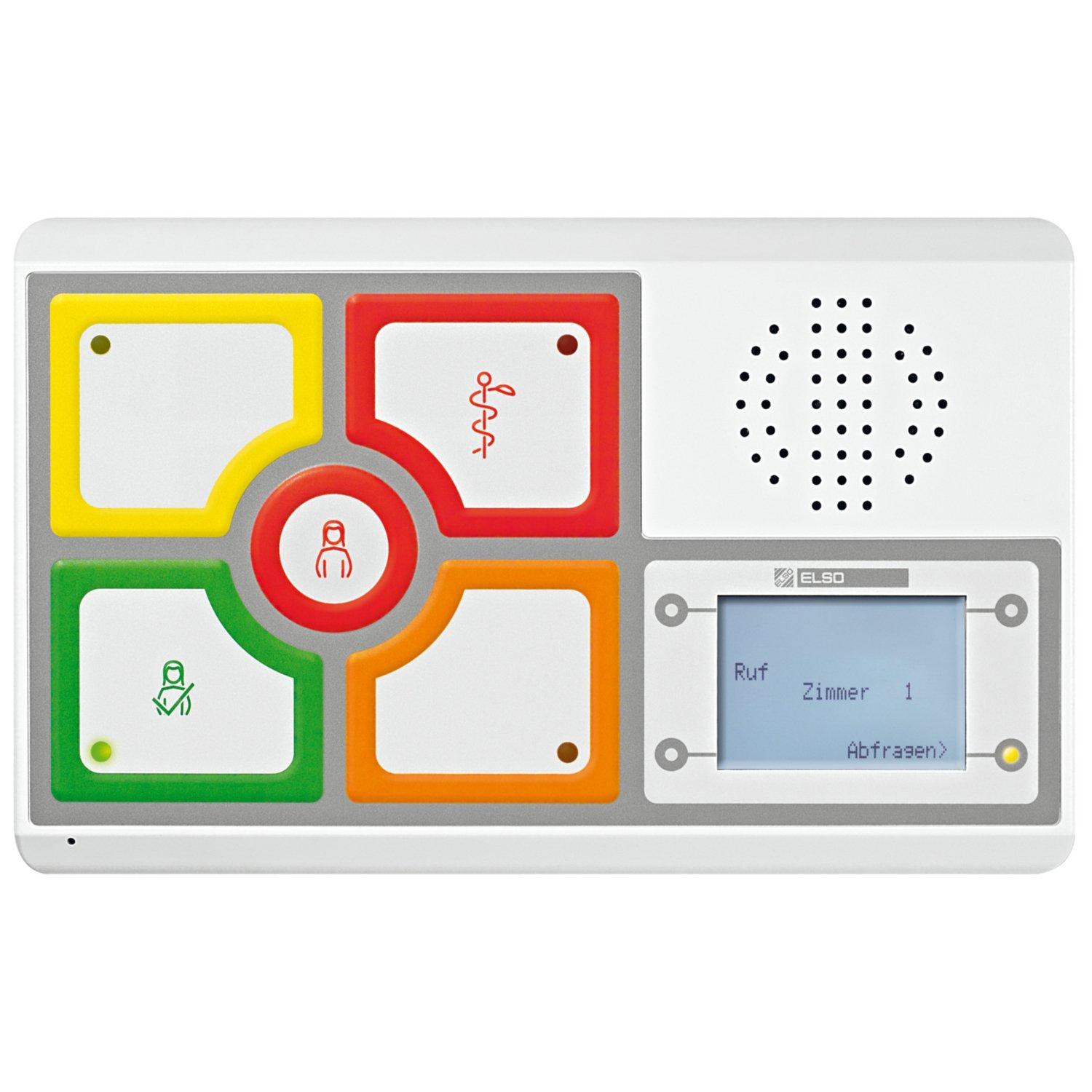 735000, Dienst-Zimmermodul mit Ruf/Abstelltaster und Display MEDIOPT Care