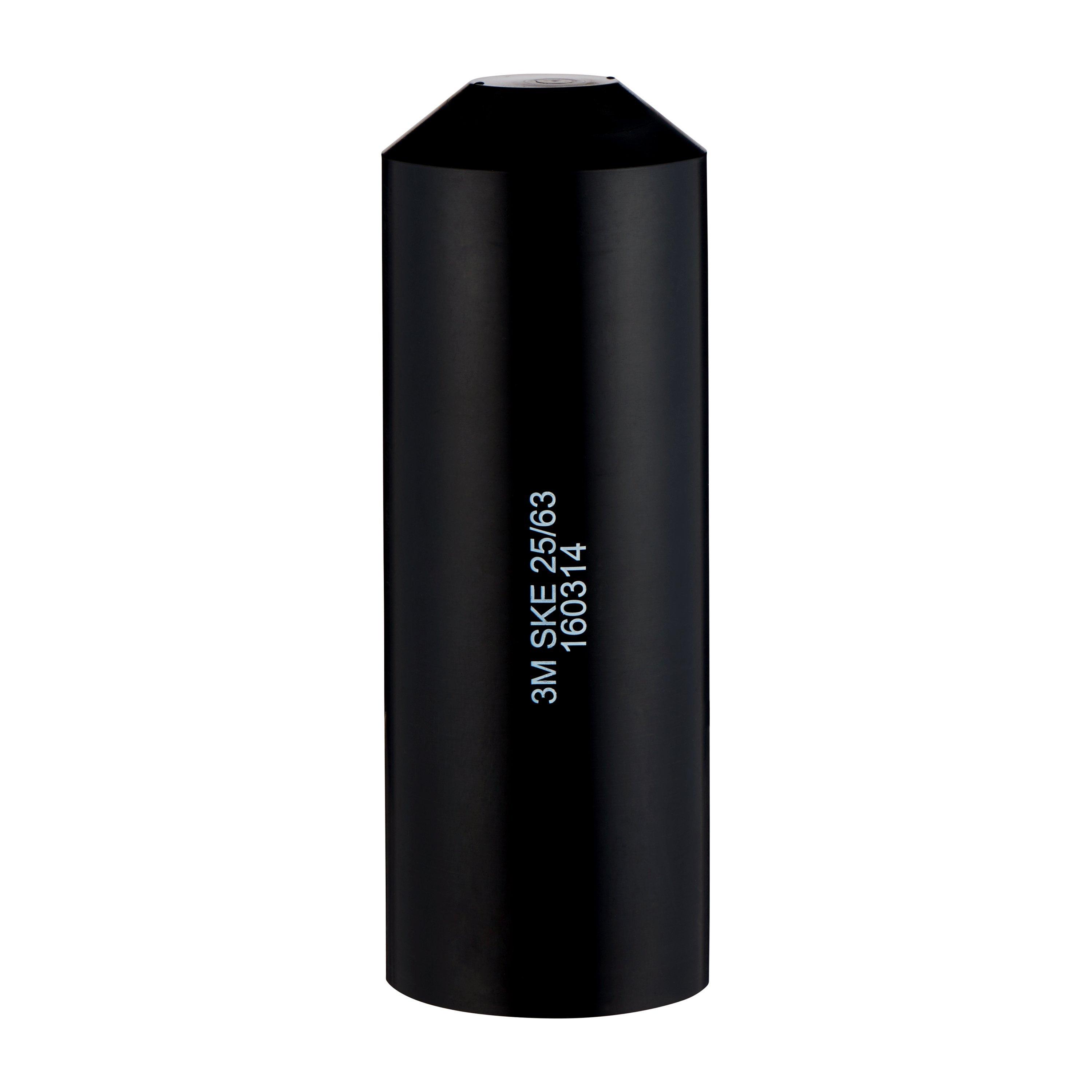 SKE25/63, 3M SKE 25/63 Warmschrumpf-Endkappe, Schwarz, 63/25 mm