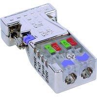 972-0DP30, PB_DP-Stecker_0° 12MBit, Diagn.LEDs,schaltb.Abschlußwid