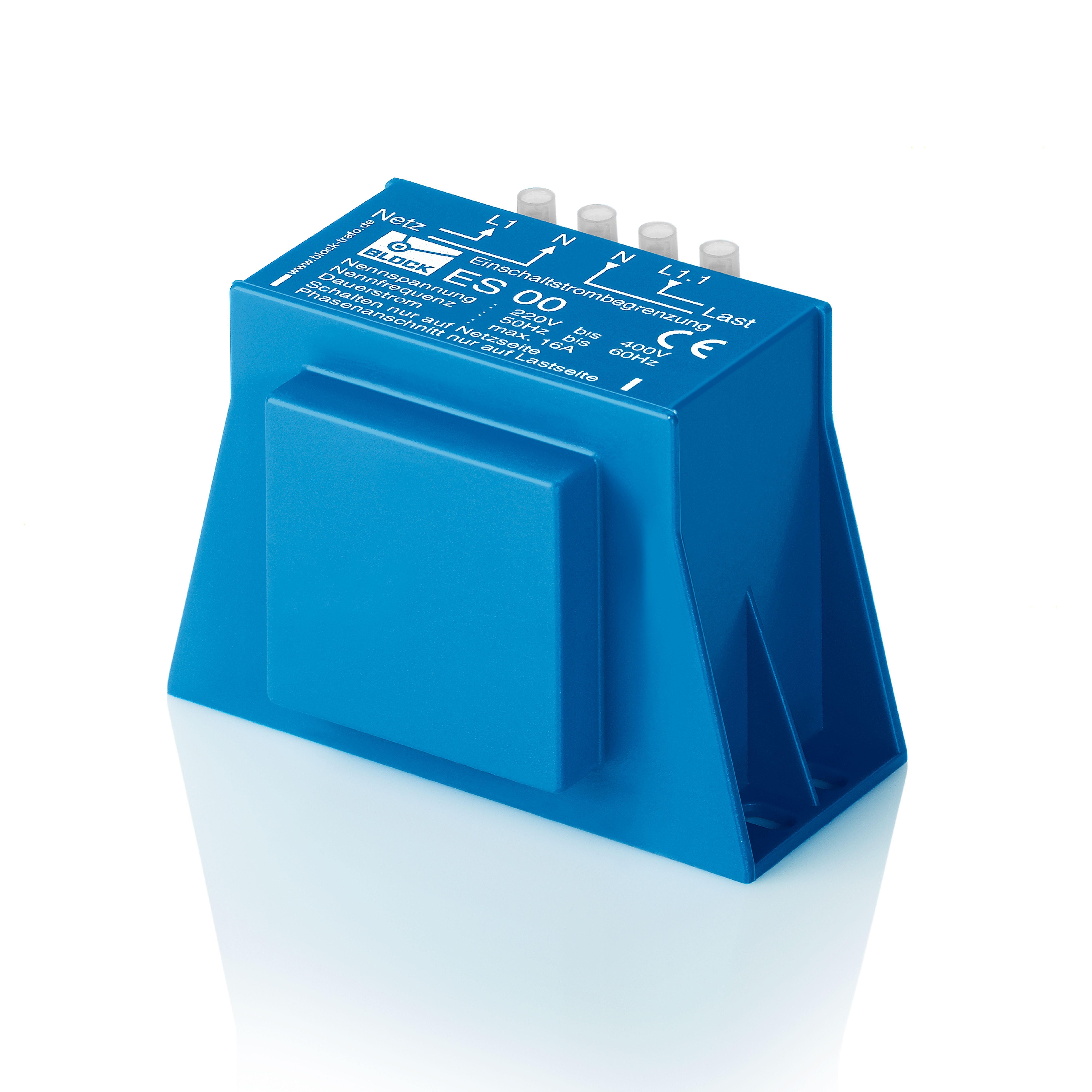 ES 00, Einschaltstrombegrenzer • 220 - 400 Vac • 16 A • 3,75