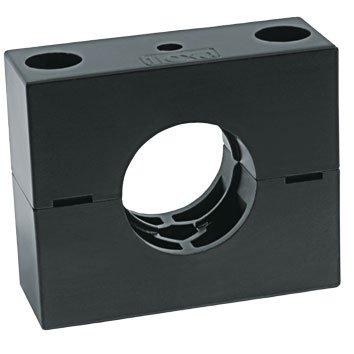 RQM, AD28,5, Massiver Schlauchhalter für Wellschlauch, schwarz AD 28,5