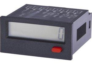 CI090100, Zähler Impuls, 24x54x48mm, Anzeige LCD, 12kHz, 4-30V DC, Schraubanschluss 8polig, IP65, Kunststoff, Addierend, Subtrahierend, Mit Reset-Funktion, Anze