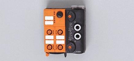 AirBox 2x3/2 4DI-Y IP67, AS-i Pneumatikmodul, AirBox 2x3/2 4DI-Y IP67, Steckverbindung, IP 65, IP 67