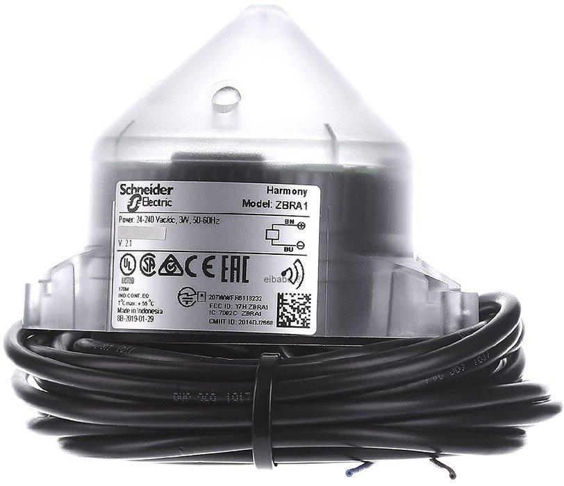 ZBRA1, Relais Antenne, Harmony XB5R, Repeater, 24-240V ACDC, 5m Kabel, transparent