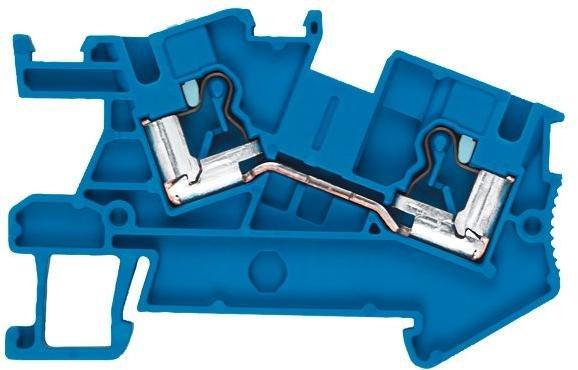 8WH6001-0AG01, Klemme, iPo-Steckanschluss, Installationsklemme, Durchgangsklemme, 4 mm², blau