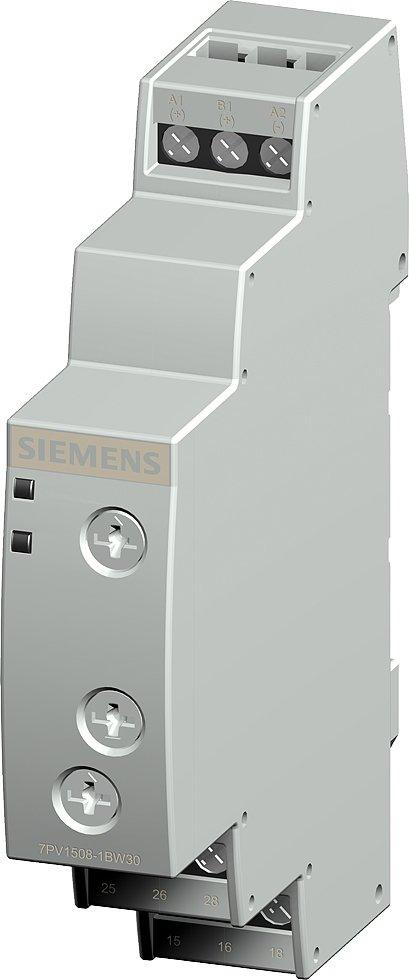 7PV1508-1BW30, Zeitrelais, elektronisch Multifunktion 2 Wechsler, 7 Funktionen, 7 Zeitbereiche