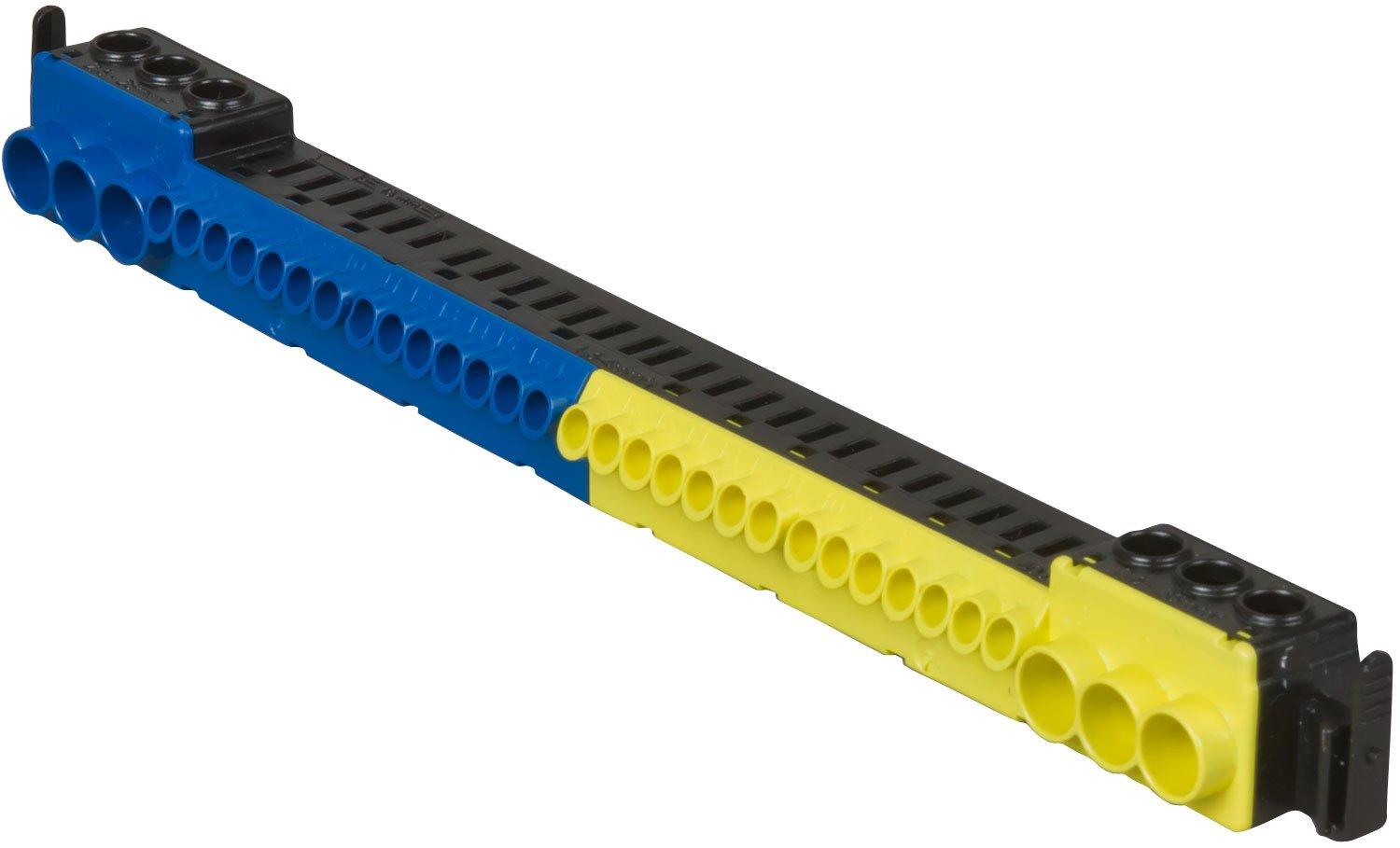 HAPV SKN17PE, Steckkleme N-PE, je 3x schraubbar bis 25² und 14x steckbar bis 4²