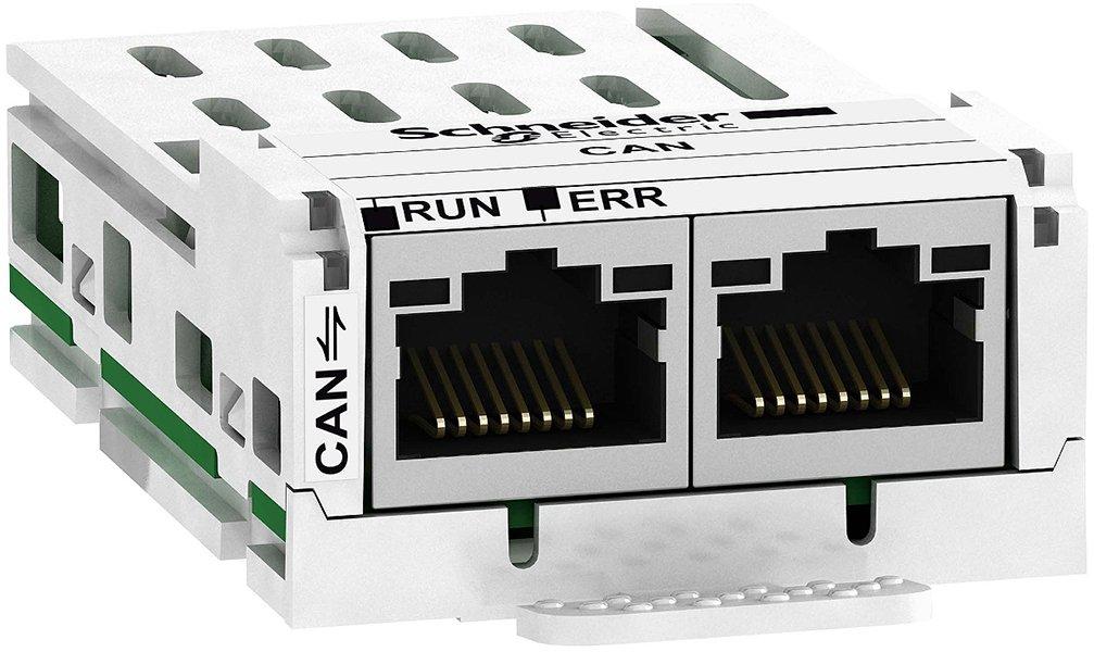 VW3A3608, Kommunikationskarte CANopen und CANmotion, 2x RJ45