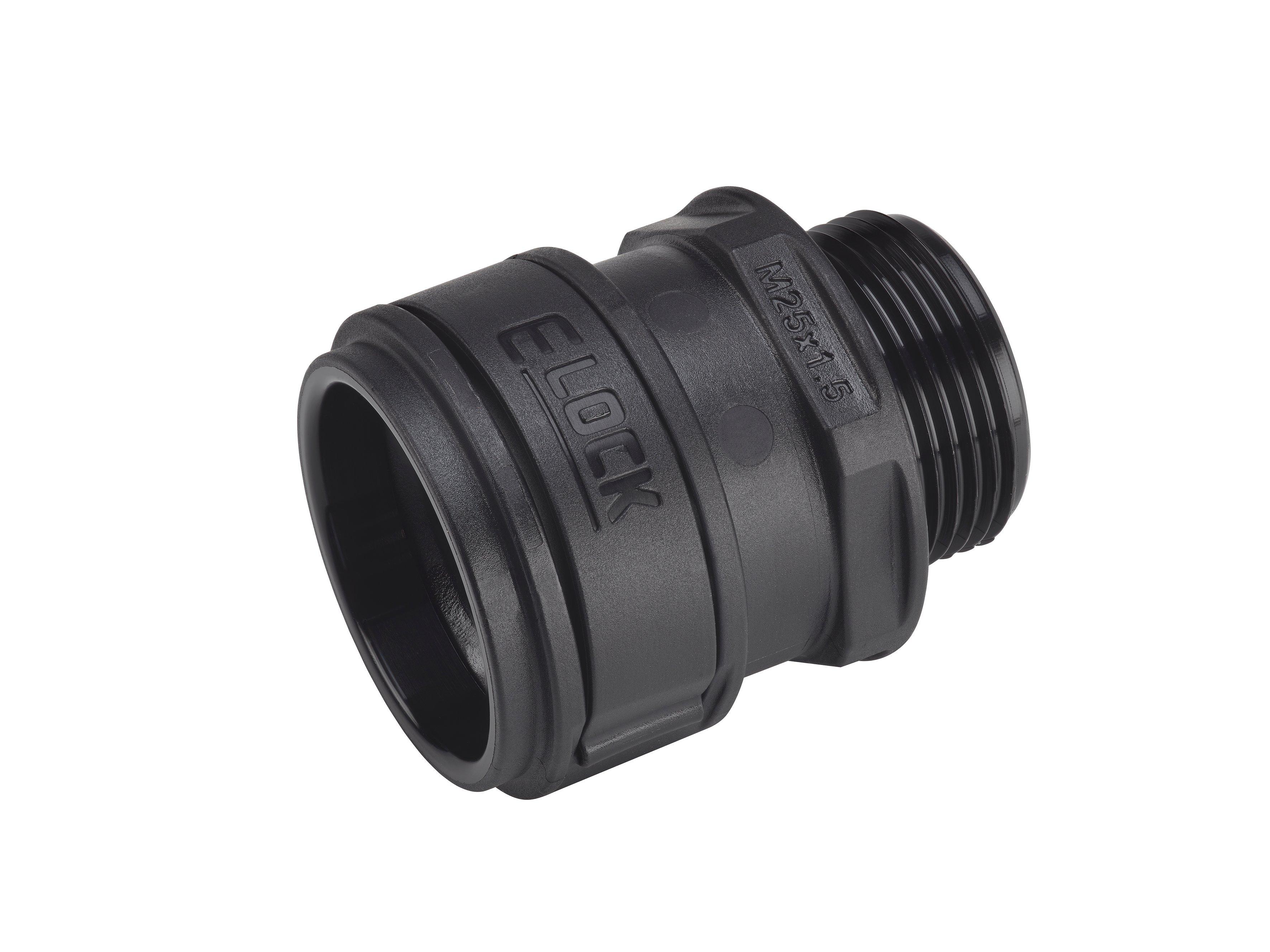 E-Lock 25, Kunststoffverschraubung; schwarz;