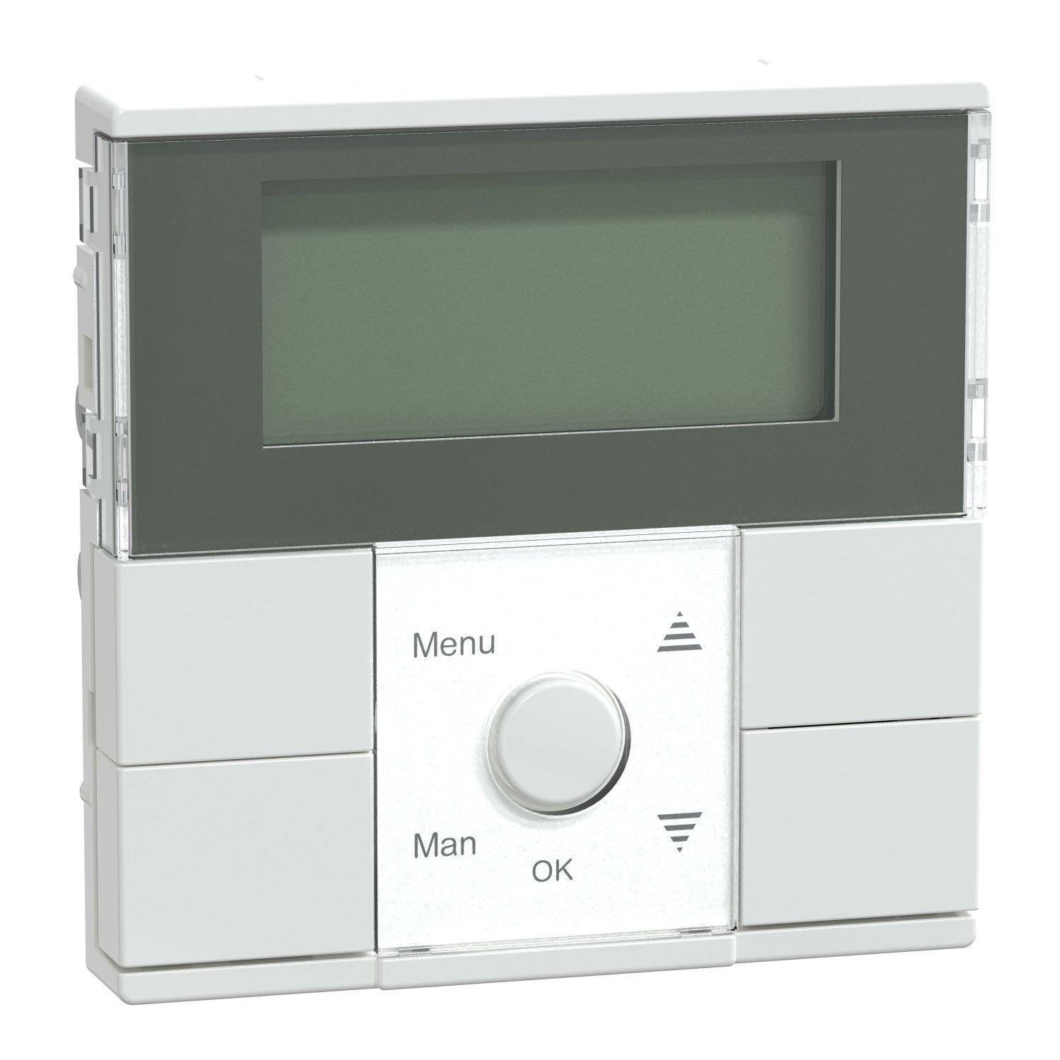 MEG5755-0325, Zeitschaltuhr-Modul, aktivweiß glänzend, System M
