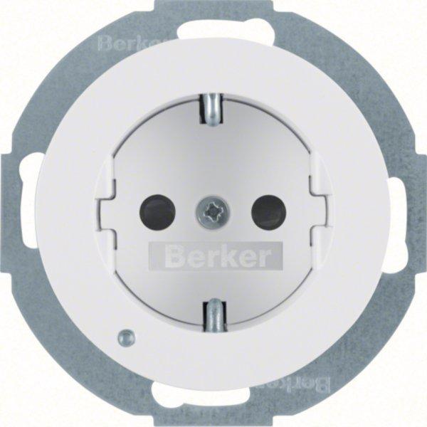 41092089, Steckdose SCHUKO m LED-OL R.Classic pw