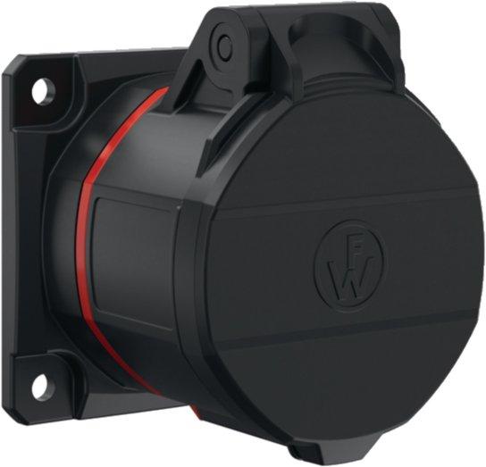 ECEE165, Steckdose CEE, Drehstromsteckdose 16A IP54 5-polig 400V 50/60Hz