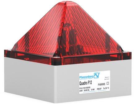 Quadro F12 230 AC RD, Blitzleuchte QUADRO F12 rot,230AC,13J,IP66/67