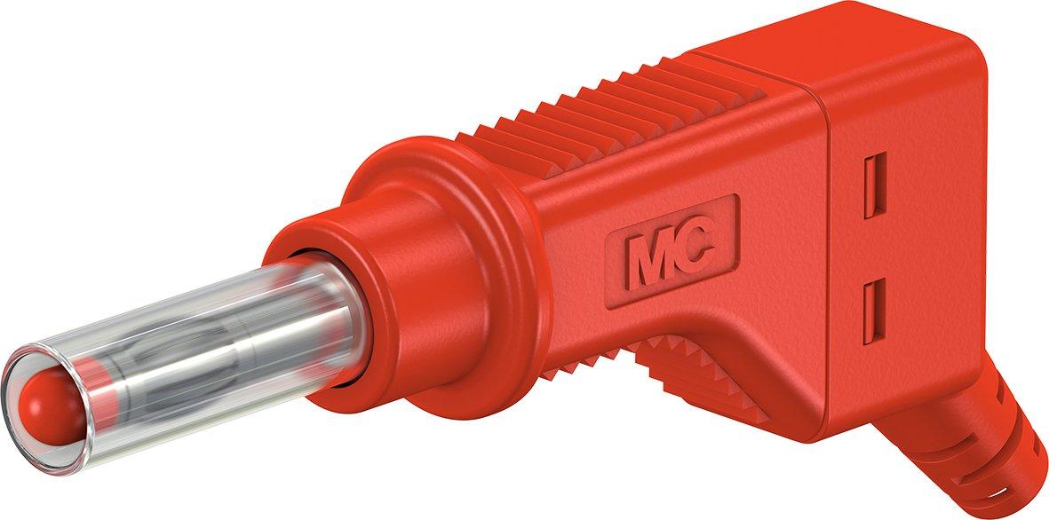 XZGL-425, 4 mm stapelbarer Stecker rot
