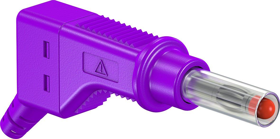 XZGL-425, 4 mm stapelbarer Stecker violett