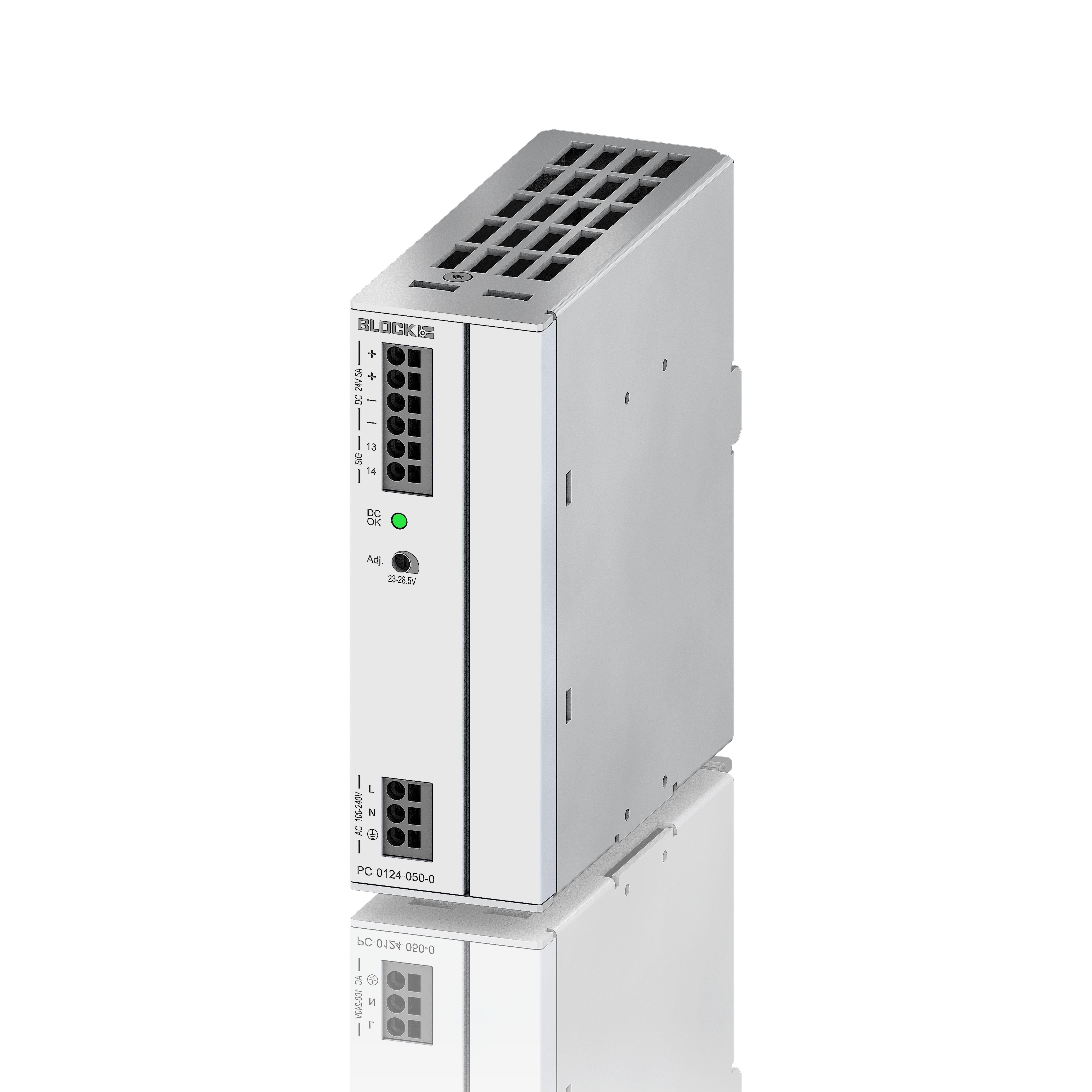 PC-0124-050-0, Schaltnetzteil • 1ph • IN: 100-240 Vac • OUT: 24 Vdc 5 A