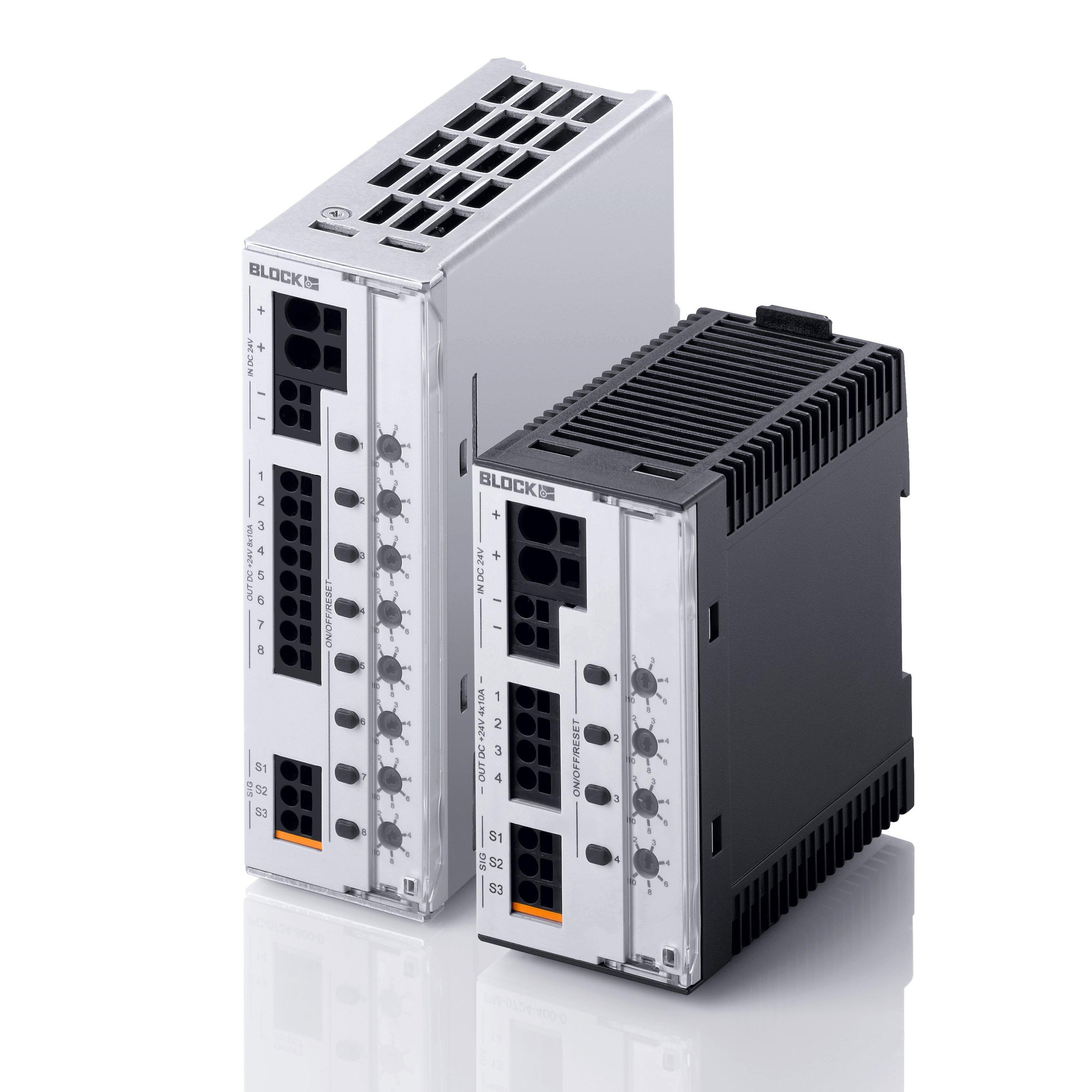 PC-0724-800-0, 8-Kanal-Schutzschalter • IN: 24 Vdc • OUT: 24 Vdc 8x10 A