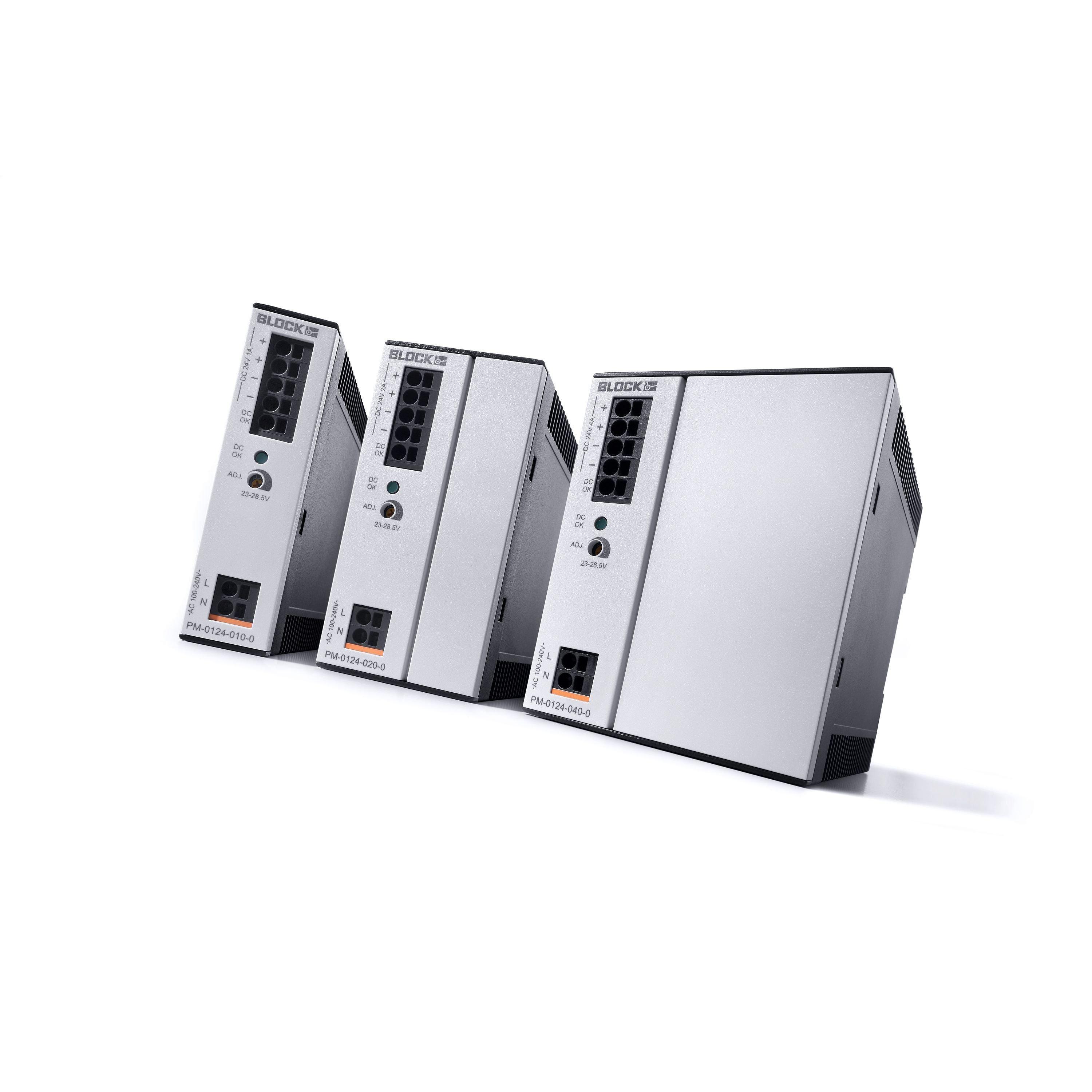 PM-0124-040-0, Schaltnetzteil • 1ph • IN: 100-240 Vac • OUT: 24 Vdc 4 A