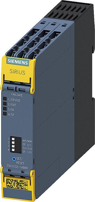 3SK1122-1AB40, SIRIUS Sicherheitsschaltgerät Grundgerät Advanced Reihe 3 elektronische Freigabe