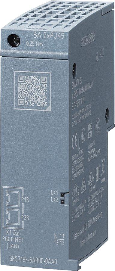 6ES7193-6AR00-0AA0, SIMATIC ET 200SP BA 2x RJ45 ab FS06