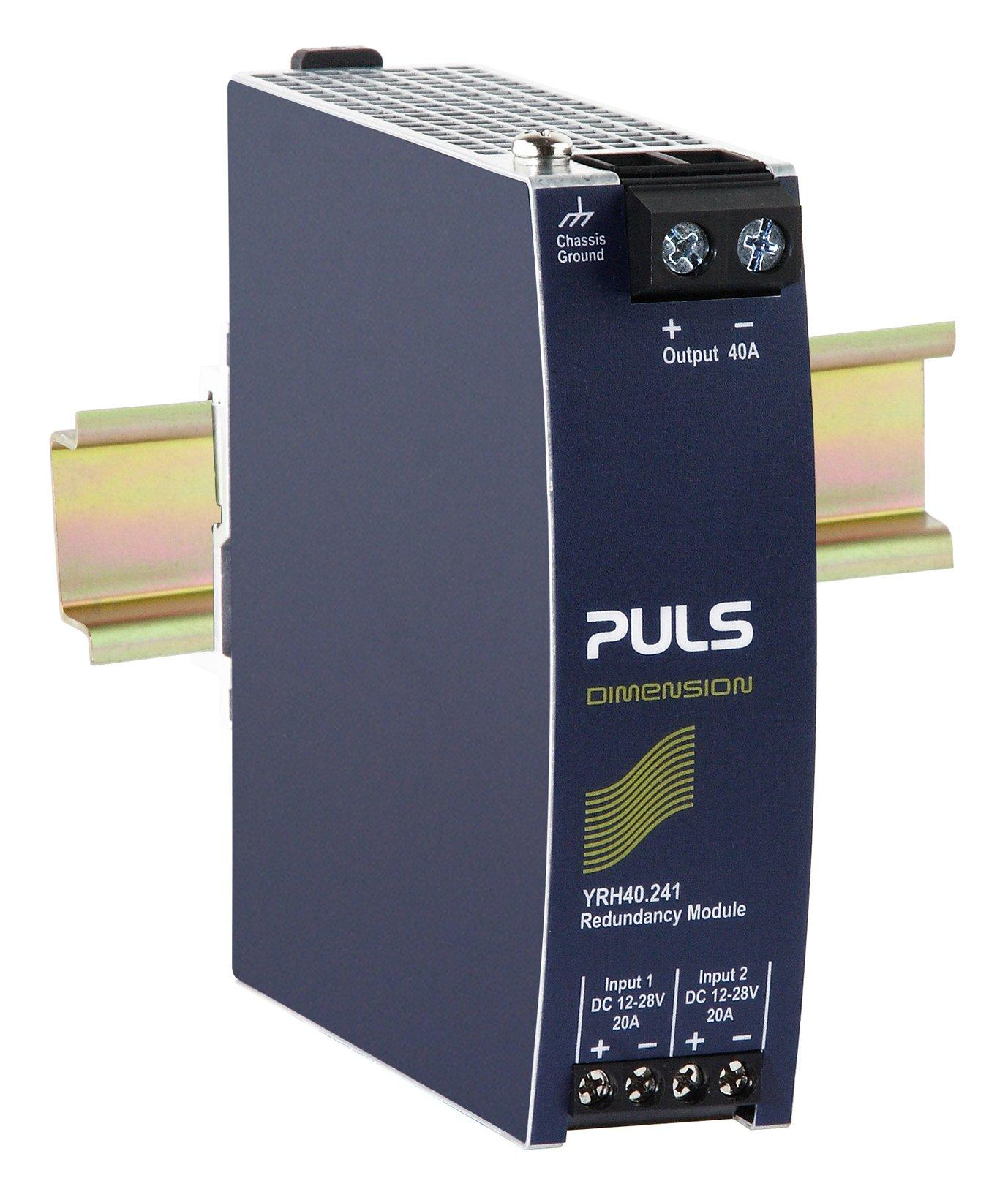 YR40.242, Dual Redundanzmodul 24V/40A mit integriertem Mosfet, nur für Geräte mit Hiccup geeignet