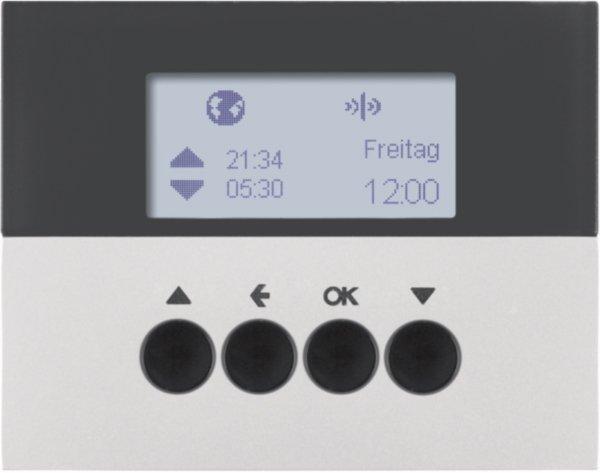 85745177, KNX-Funk Jalou-Uhr quickl K.5 alu