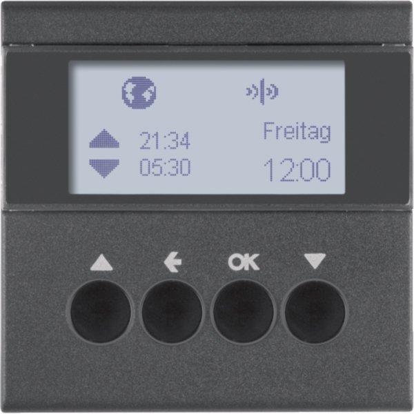 85745185, KNX-Funk Jalou-Uhr quickl S.1/B3/7 anth
