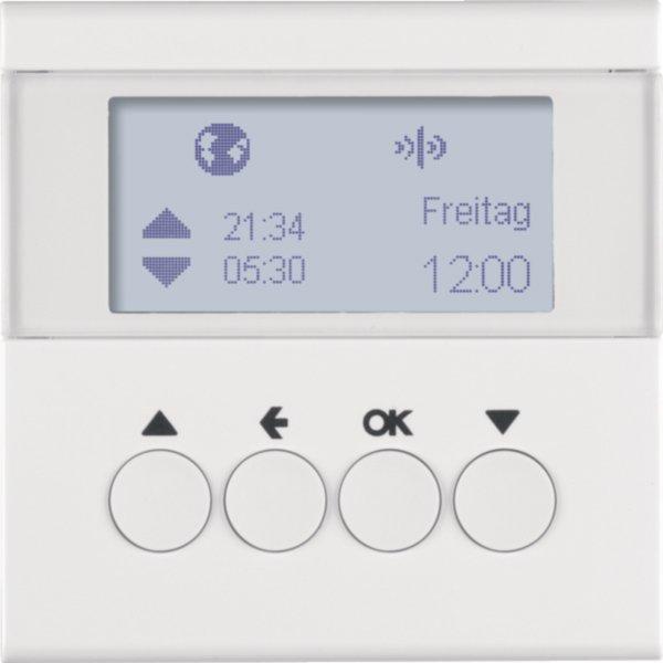 85745189, KNX-Funk Jalou-Uhr quickl S.1/B.3/B.7 pw