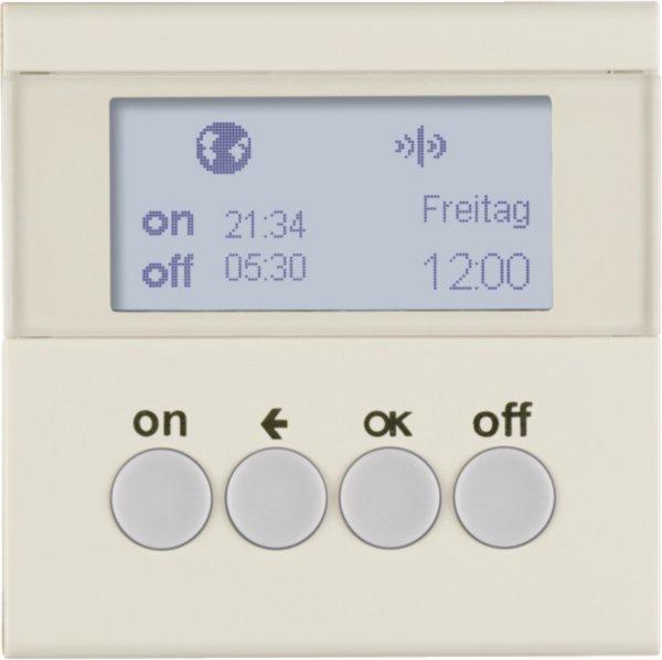 85745282, KNX-Funk Zeitsch.uhr quickl S.1 weiß