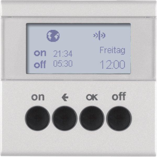 85745283, KNX-Funk Zeitsch.uhr quickl B.7 alu matt