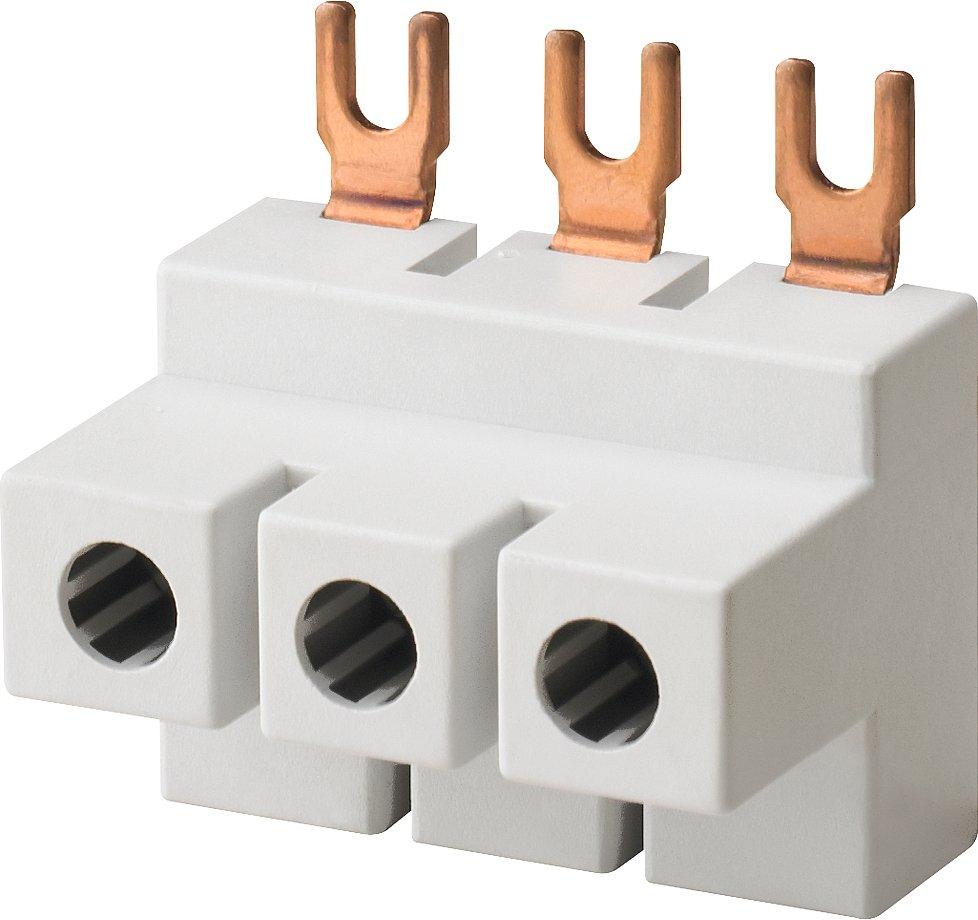 5ST2600, Anschlussklemme 3-polig Teilungseinheit 15mm 25mm2 Gabelausführung