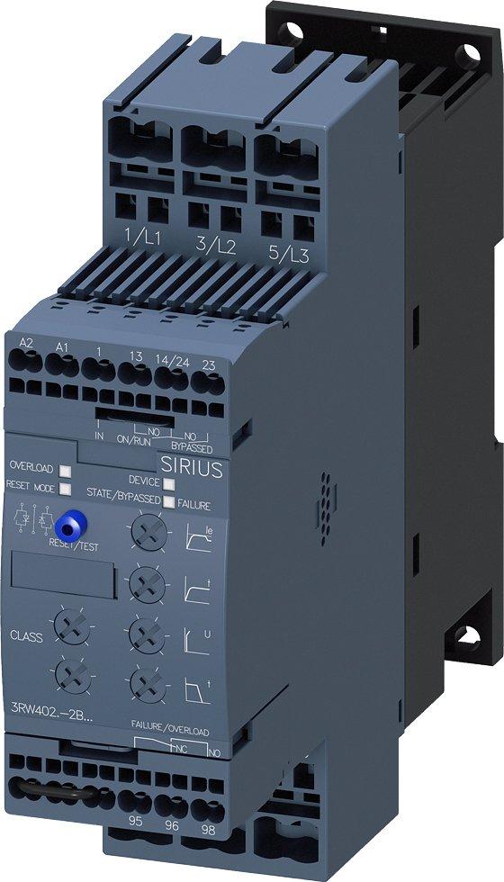 3RW4026-2BB14, Sanftstarter S0, 25A, 11kW/400V, 40 Grad, AC200-480V, AC/DC110-230V