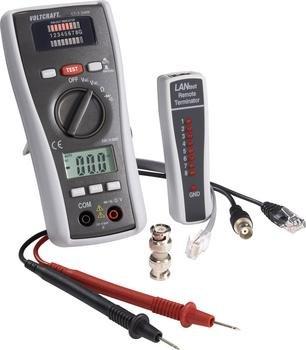 CT-3 DMM, Kabeltester CT-3 DMM VOLTCRAFT    Geeignet für BNC, RJ11 und RJ45