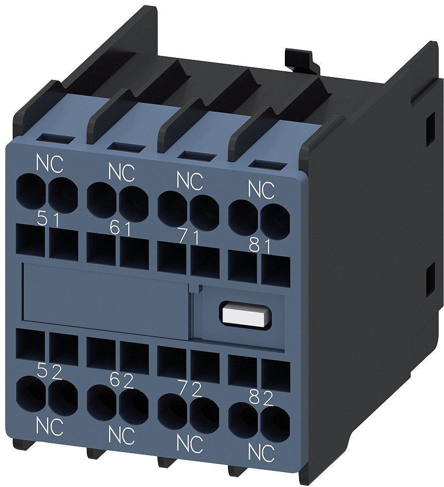 3RH2911-2XA04-0MA0, Hilfsschalter 4Ö, stromb.: 1Ö, 1Ö, 1Ö, 1Ö