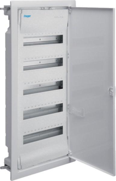 VH60NC, Kleinverteiler volta, Hohlwandverteiler, 5x12 PLE, IP30, SKII, mit Stahlblechtür