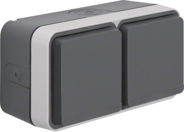 47753525, Steckd. SCHUKO 2f waag 4 SCHIEBER WP gra
