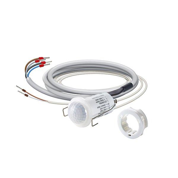 PD-C 360i/8 mini UC, Deckeneinbau-Präsenzmelder 360°, Reichweite ca. Ø 8 m, Einbau, 12-36 V, fernbedienbar