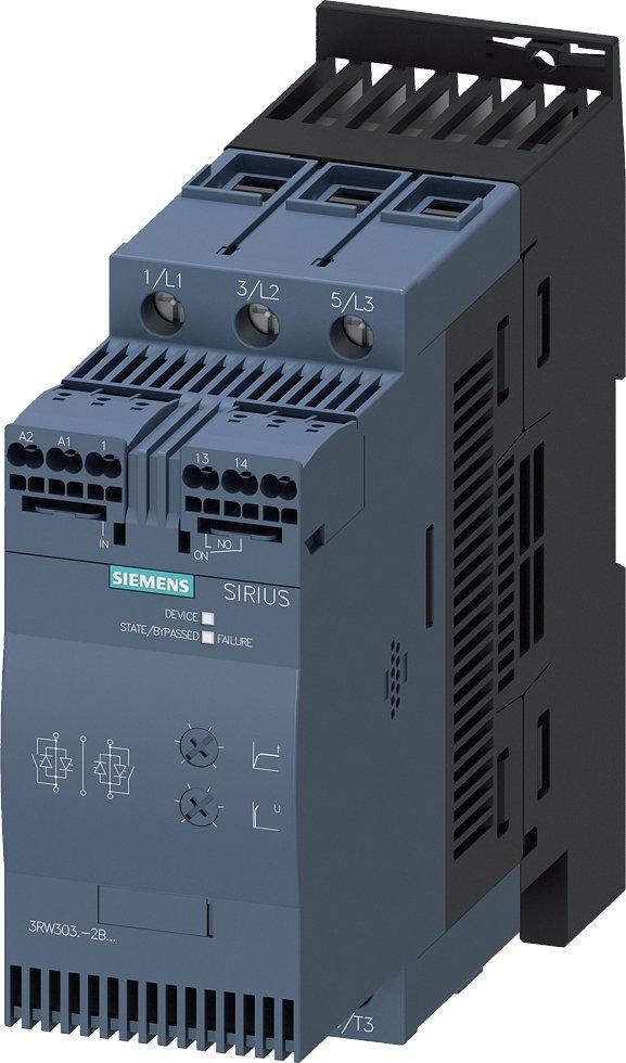 3RW3036-2BB04, Sanftstarter S2, 45A, 22kW/400V, 40 Grad, AC200-480V, AC/DC24V