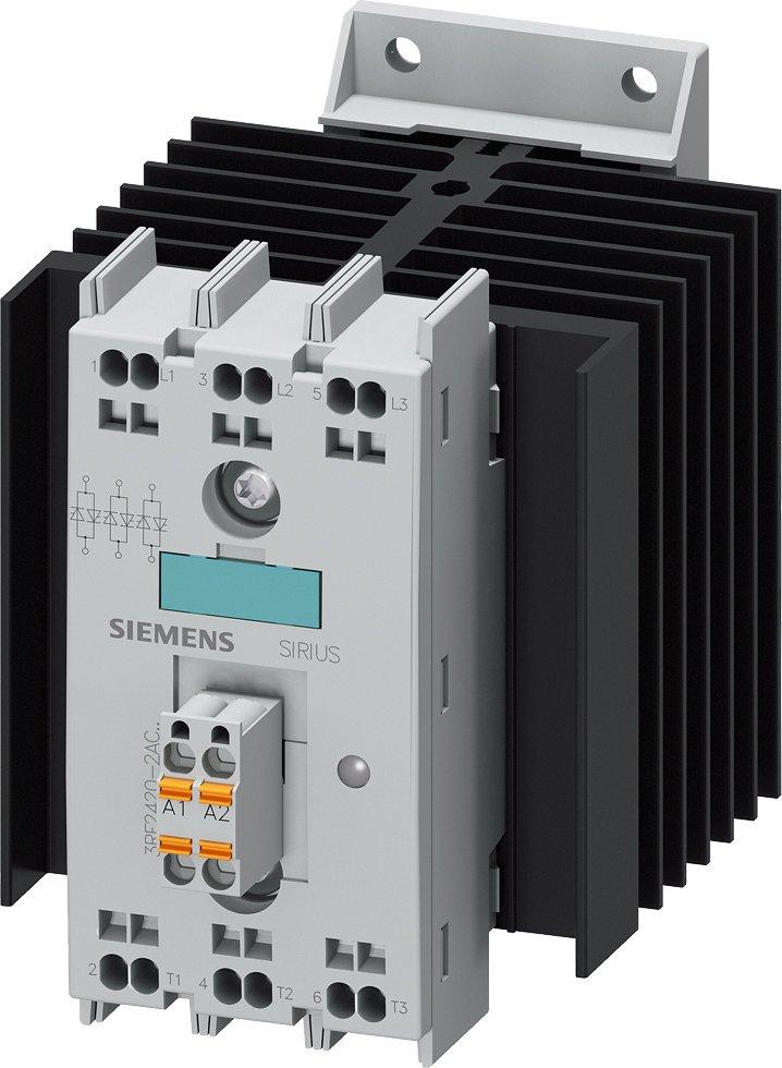 3RF2420-2AC45, Halbleiterschütz 3RF2, 3-ph. AC51 20A 48-600V/4-30V DC3-Phasen gesteuert