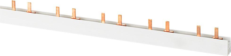 5ST3735-1, Stiftsammelschiene 10mm2, 2-phasig, 18x (1PH+N), 1000 mm schneidbar