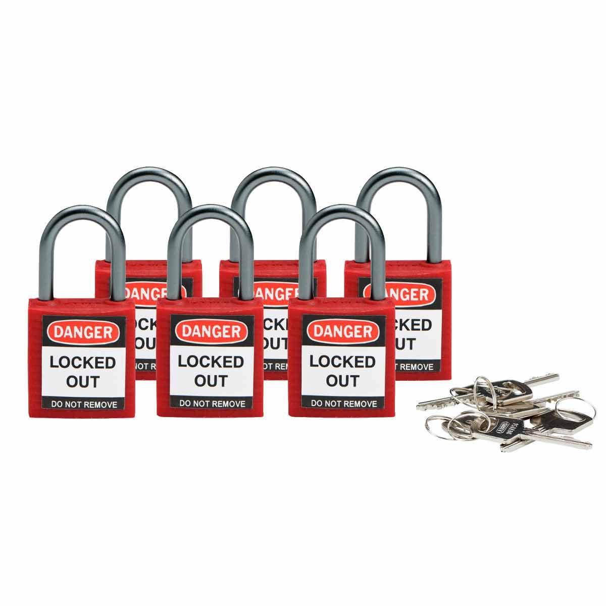 COMPACT SAFE PADLOCK 25MM SHA KD RED/6, Sicherheitsschlösser&nbsp;–&nbsp;kompakt