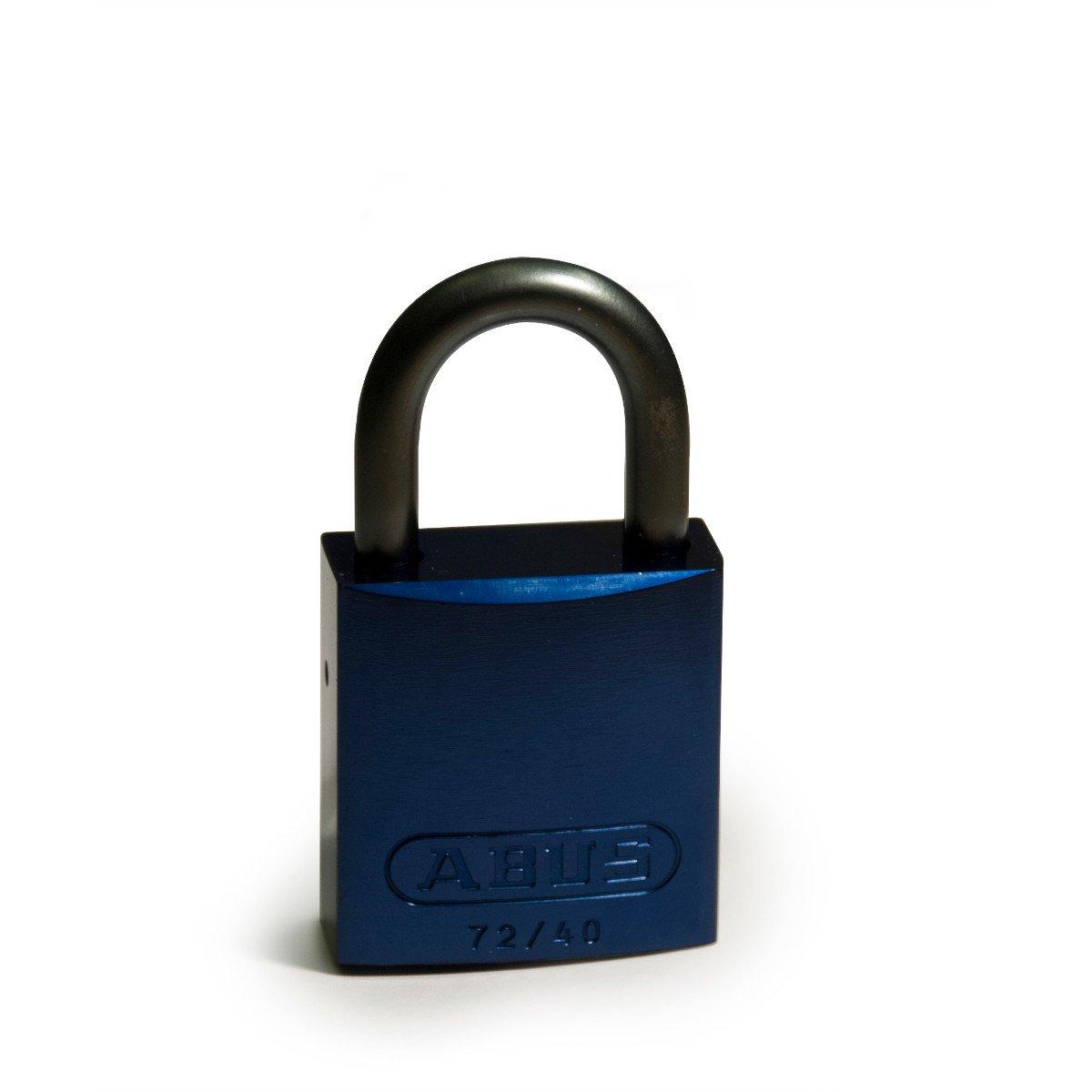 FULL ALU PADLOCKS 25MM SHA KD BLUE/6, Schlösser aus Aluminium mit einem Bügel von 25 mm - Keyed Different