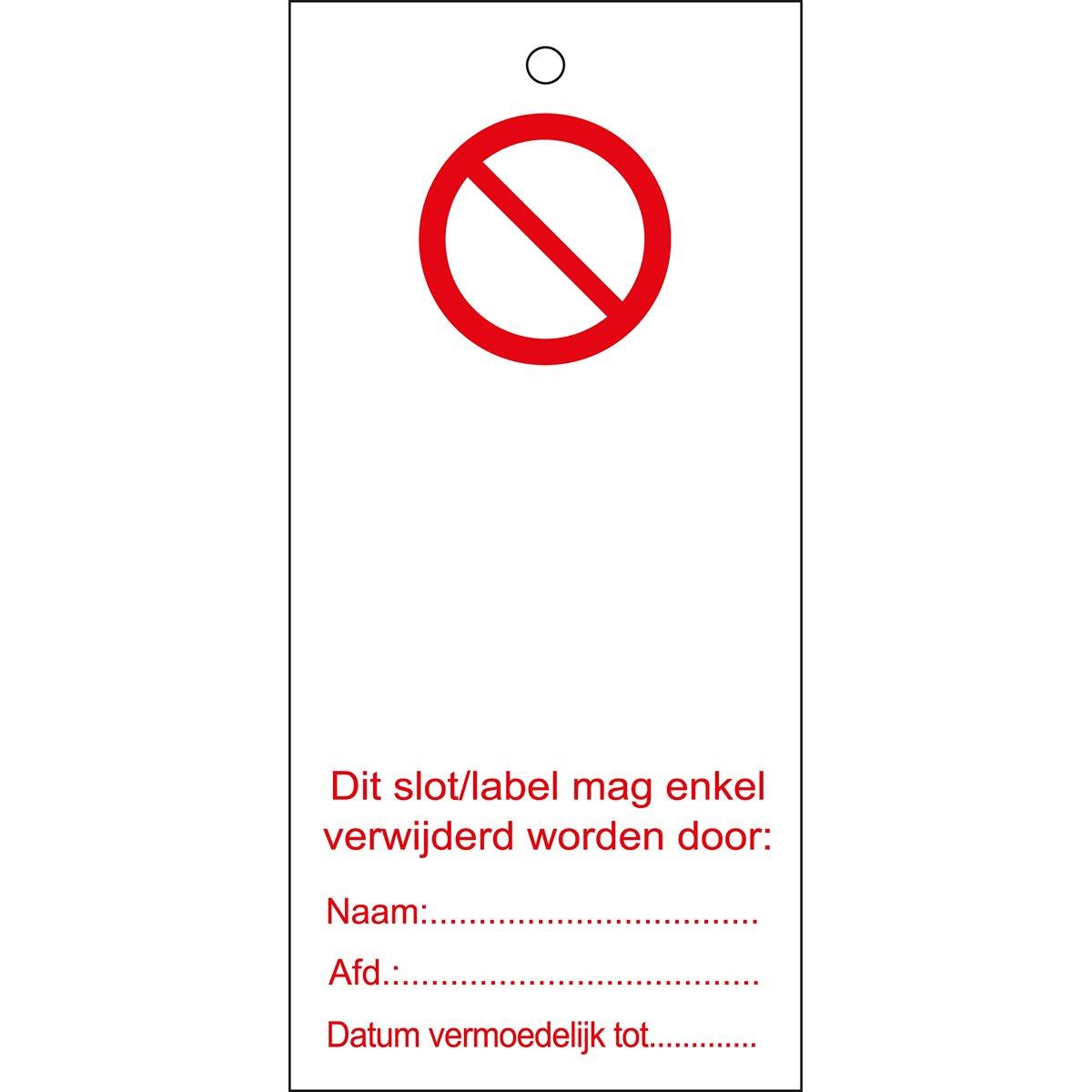 TAG-BLANK-50X110MM, Anhänger - Blanko