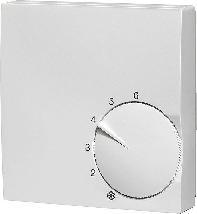 NRTRAPSLIMWS.01, Raumthermostat, AP, Öffner mit Drehknopf, Slim, weiß ähnlich RAL9010